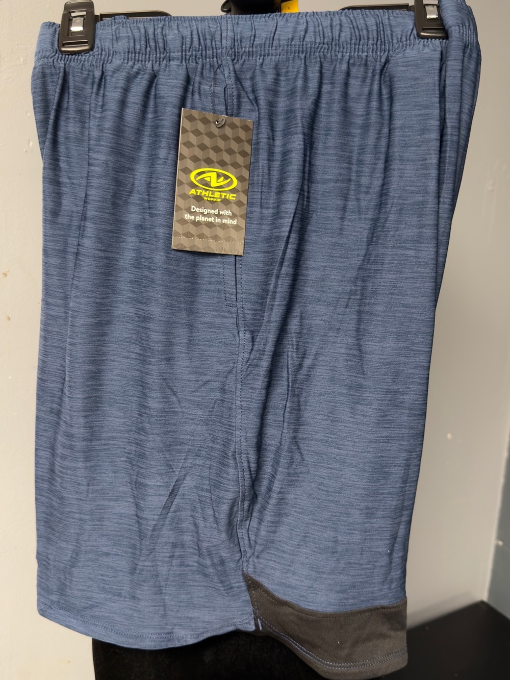 Athletic Works Blue Men's Performance Shorts Briefs